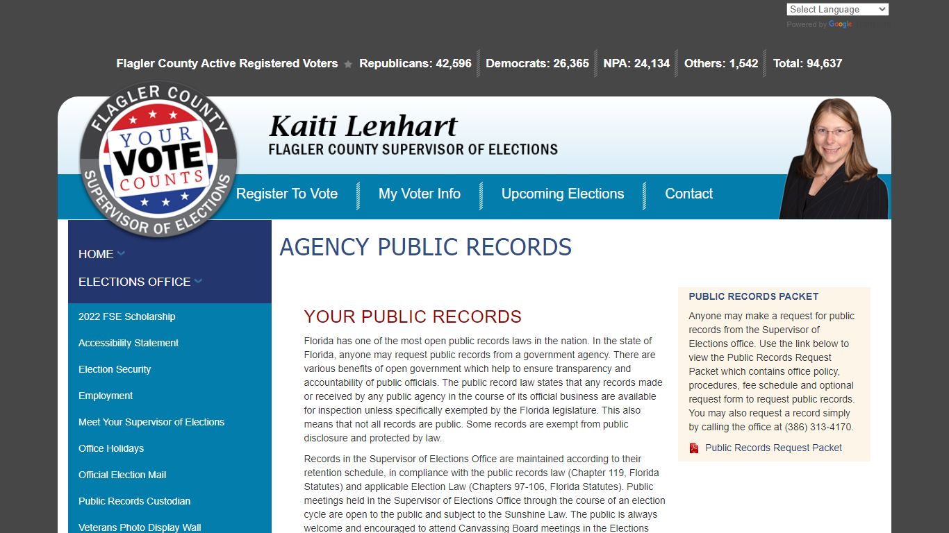 Public Records Custodian - Official Flagler County ...