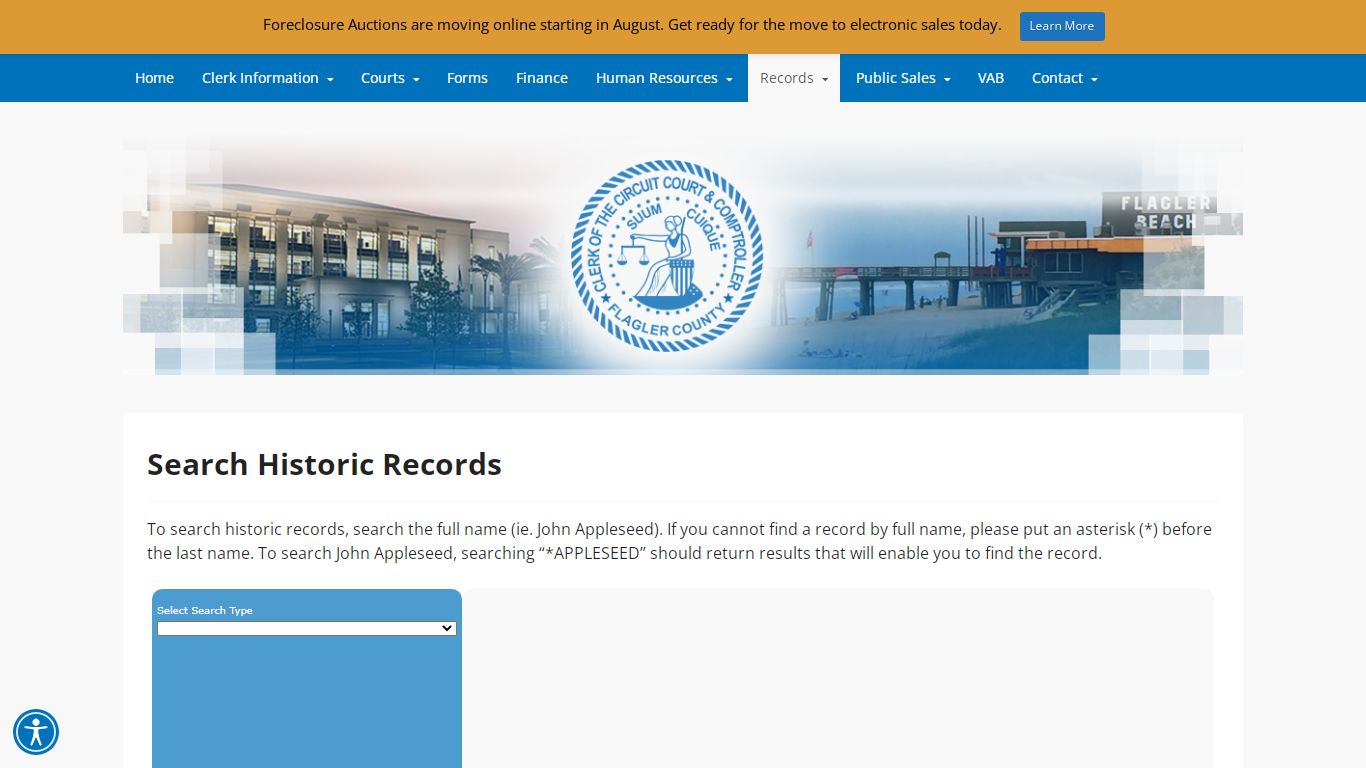 Search Historic Records – Flagler County Clerk of the ...